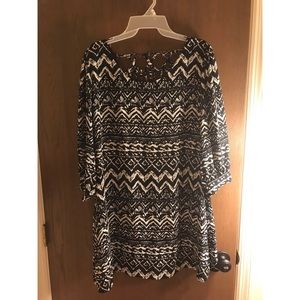 Dillard’s Black and white dress